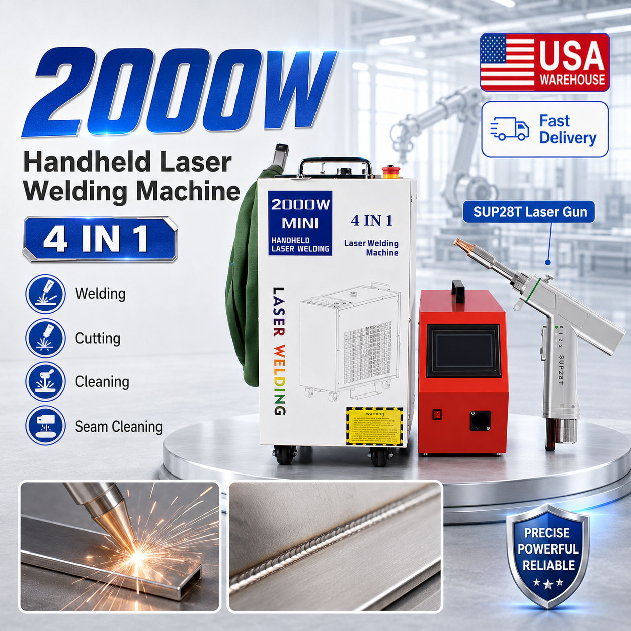 Saldatrice Laser a Fibra BWT 2 - Laser Soldering Machine Handheld recensione e prezzo