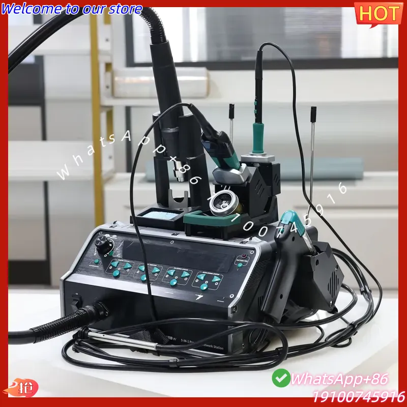 Stazione di Saldatura 5-in-1 Y - Desoldering Pump Electric Vacuum Station recensione e prezzo
